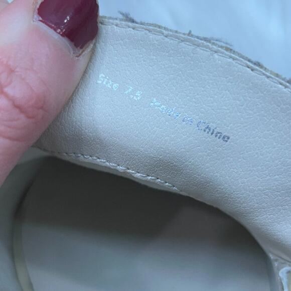 Dolce Vita Neutral Chunky Sling Back Heeled Hattie Loafers in Ivory Stella 7.5 - Picture 10 of 10